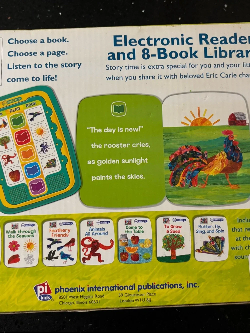 Interactive Learning Tablet for Kids - Green and Yellow - Eric Carle Collection